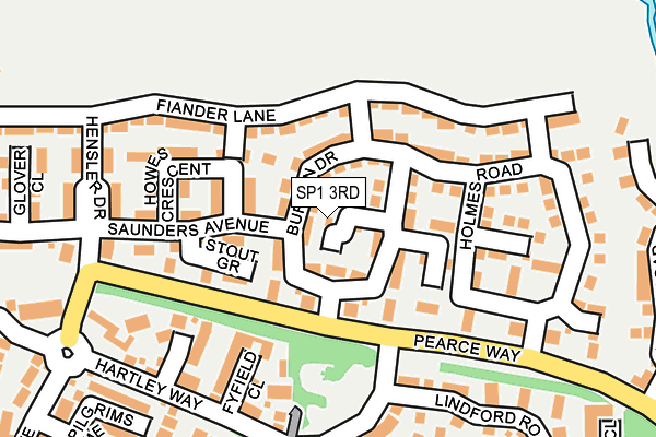 SP1 3RD map - OS OpenMap – Local (Ordnance Survey)