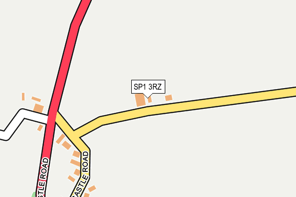 SP1 3RZ map - OS OpenMap – Local (Ordnance Survey)