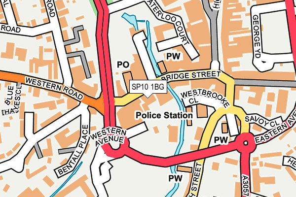 SP10 1BG map - OS OpenMap – Local (Ordnance Survey)