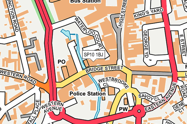 SP10 1BJ map - OS OpenMap – Local (Ordnance Survey)