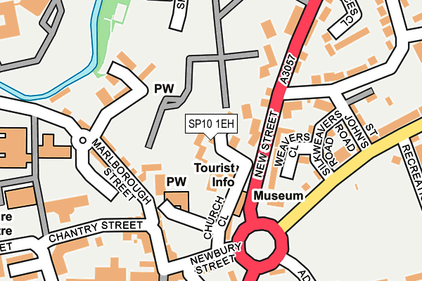 SP10 1EH map - OS OpenMap – Local (Ordnance Survey)