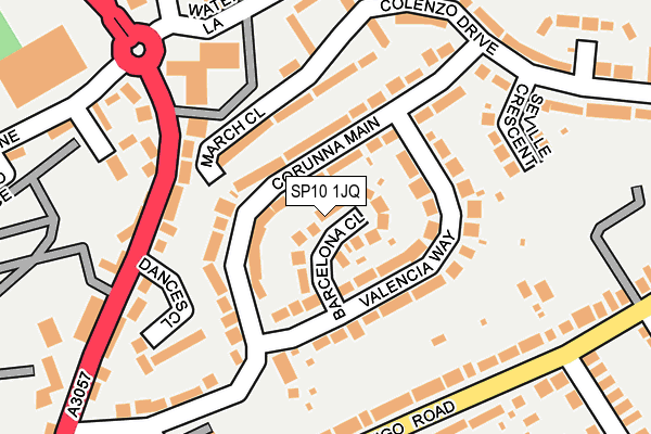 SP10 1JQ map - OS OpenMap – Local (Ordnance Survey)