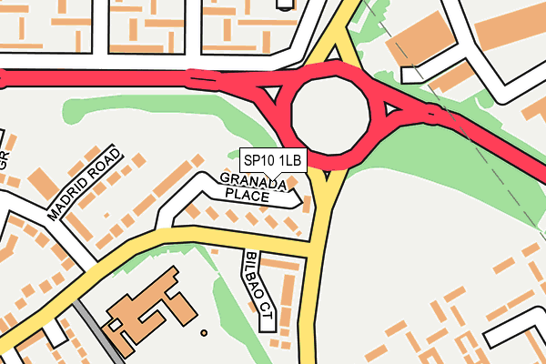 SP10 1LB map - OS OpenMap – Local (Ordnance Survey)