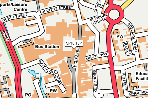 SP10 1LP map - OS OpenMap – Local (Ordnance Survey)