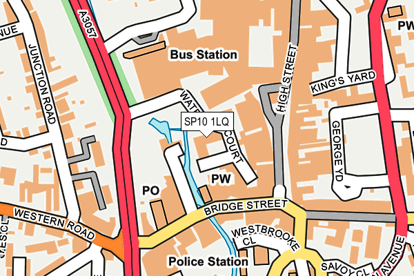 SP10 1LQ map - OS OpenMap – Local (Ordnance Survey)