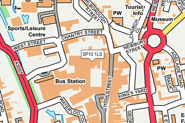 SP10 1LS map - OS OpenMap – Local (Ordnance Survey)