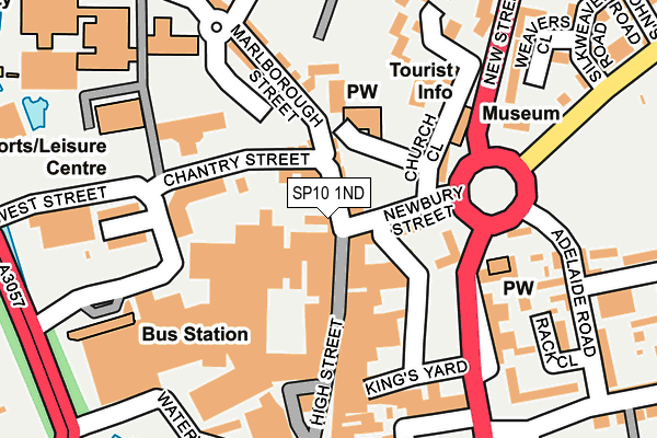SP10 1ND map - OS OpenMap – Local (Ordnance Survey)