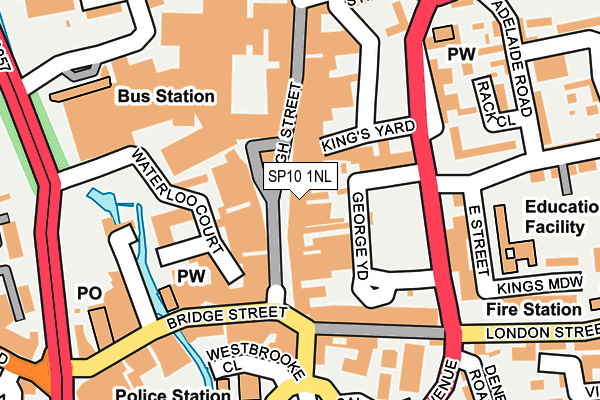 SP10 1NL map - OS OpenMap – Local (Ordnance Survey)