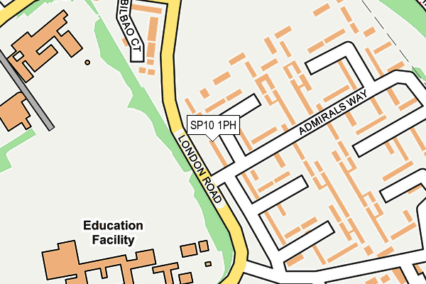 SP10 1PH map - OS OpenMap – Local (Ordnance Survey)