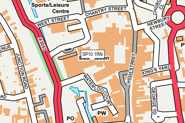 SP10 1RN map - OS OpenMap – Local (Ordnance Survey)