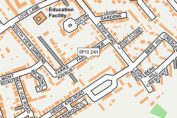 SP10 2AH map - OS OpenMap – Local (Ordnance Survey)