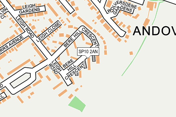 SP10 2AN map - OS OpenMap – Local (Ordnance Survey)