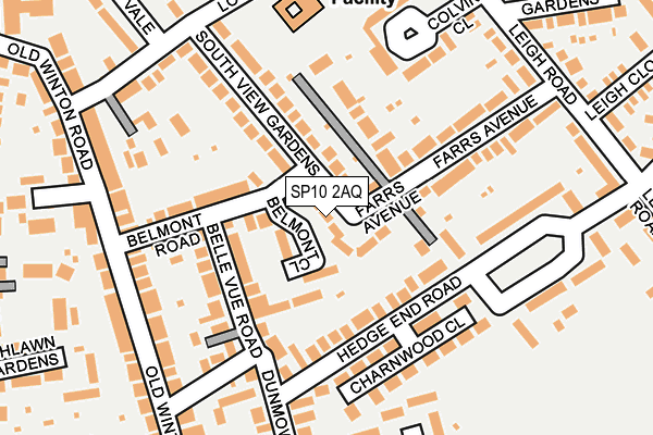 SP10 2AQ map - OS OpenMap – Local (Ordnance Survey)