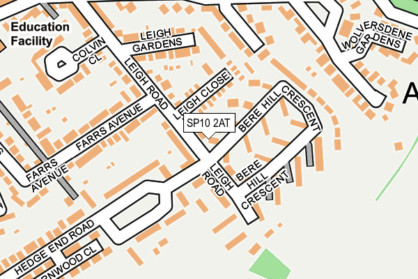 SP10 2AT map - OS OpenMap – Local (Ordnance Survey)