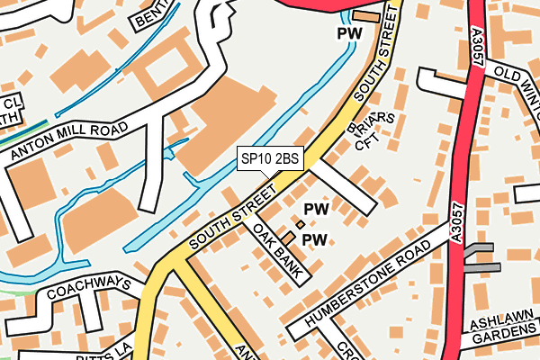 SP10 2BS map - OS OpenMap – Local (Ordnance Survey)
