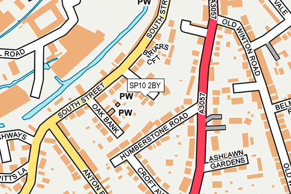 SP10 2BY map - OS OpenMap – Local (Ordnance Survey)