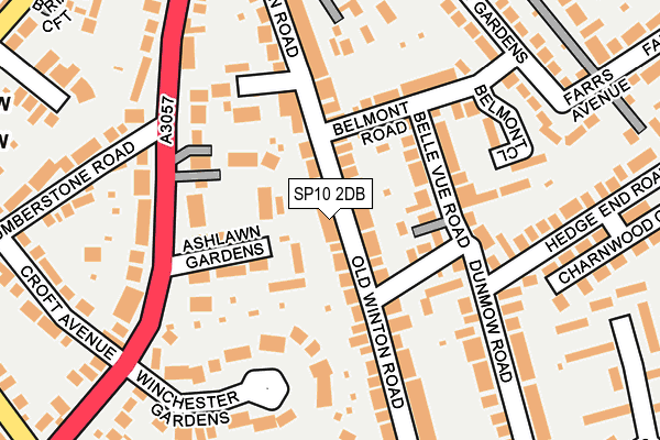 SP10 2DB map - OS OpenMap – Local (Ordnance Survey)