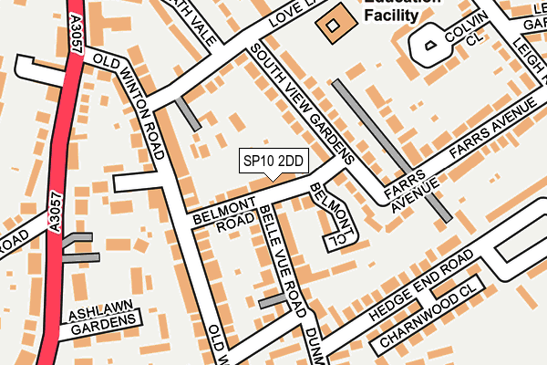 SP10 2DD map - OS OpenMap – Local (Ordnance Survey)