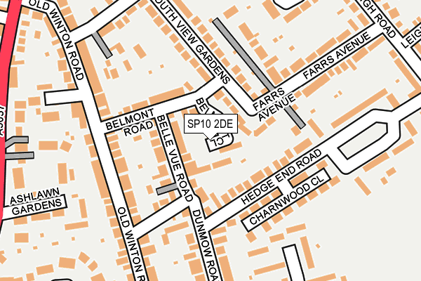 SP10 2DE map - OS OpenMap – Local (Ordnance Survey)