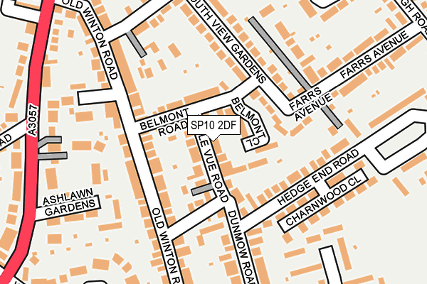 SP10 2DF map - OS OpenMap – Local (Ordnance Survey)