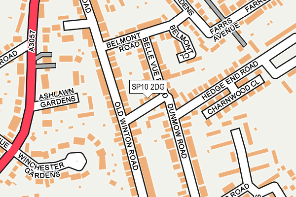 SP10 2DG map - OS OpenMap – Local (Ordnance Survey)