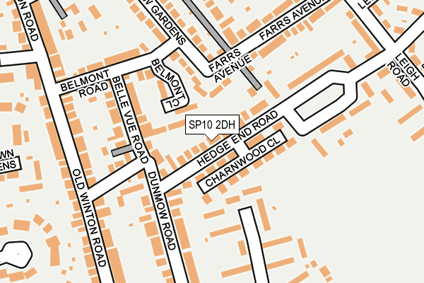 SP10 2DH map - OS OpenMap – Local (Ordnance Survey)