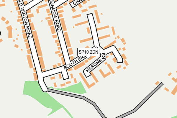 SP10 2DN map - OS OpenMap – Local (Ordnance Survey)