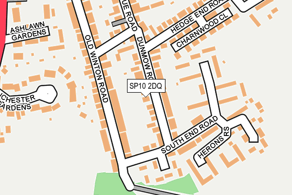 SP10 2DQ map - OS OpenMap – Local (Ordnance Survey)