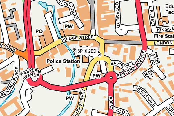 SP10 2ED map - OS OpenMap – Local (Ordnance Survey)