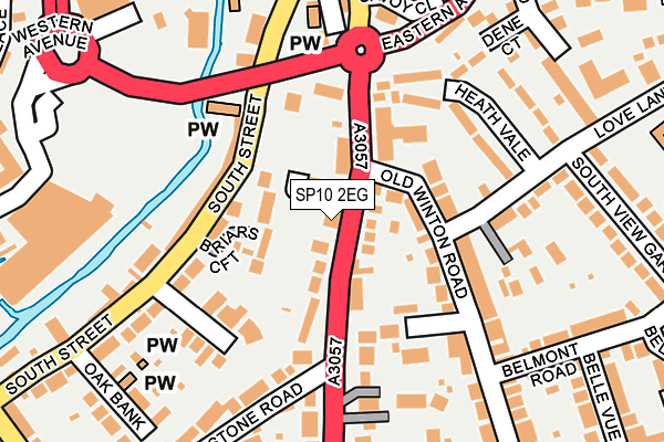 SP10 2EG map - OS OpenMap – Local (Ordnance Survey)