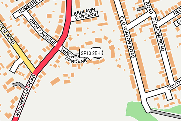 SP10 2EH map - OS OpenMap – Local (Ordnance Survey)