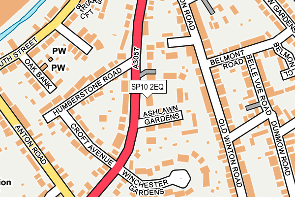 SP10 2EQ map - OS OpenMap – Local (Ordnance Survey)
