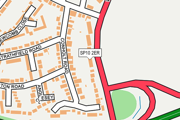 SP10 2ER map - OS OpenMap – Local (Ordnance Survey)