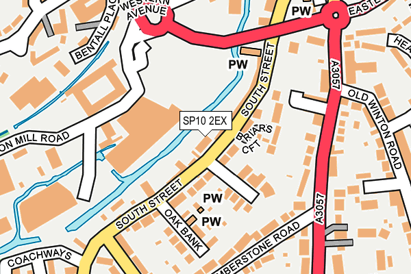 SP10 2EX map - OS OpenMap – Local (Ordnance Survey)