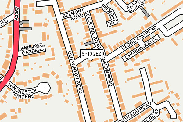 SP10 2EZ map - OS OpenMap – Local (Ordnance Survey)