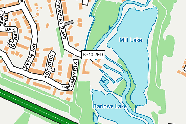 SP10 2FD map - OS OpenMap – Local (Ordnance Survey)