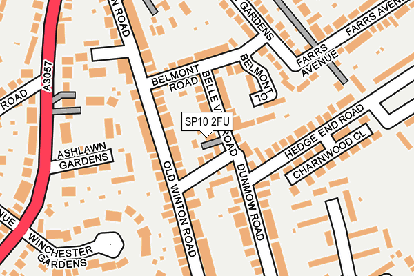 SP10 2FU map - OS OpenMap – Local (Ordnance Survey)