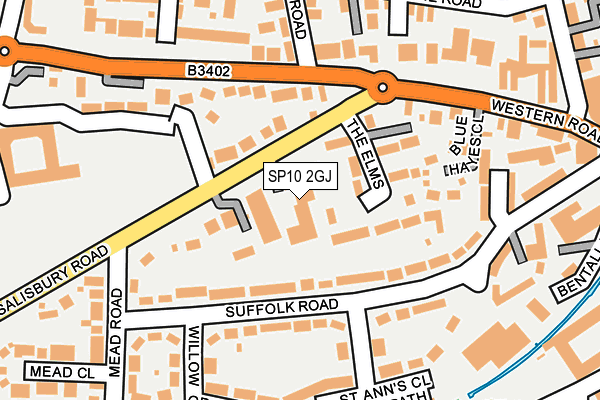 SP10 2GJ map - OS OpenMap – Local (Ordnance Survey)