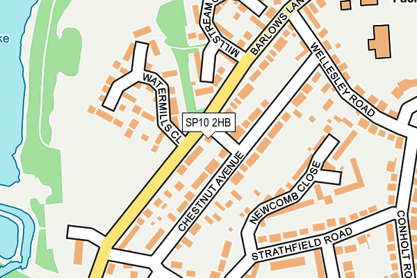 SP10 2HB map - OS OpenMap – Local (Ordnance Survey)