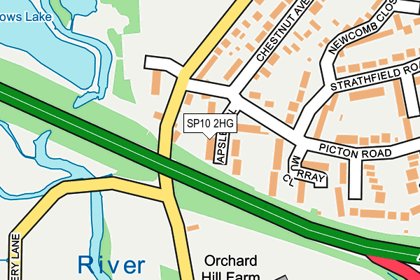 SP10 2HG map - OS OpenMap – Local (Ordnance Survey)