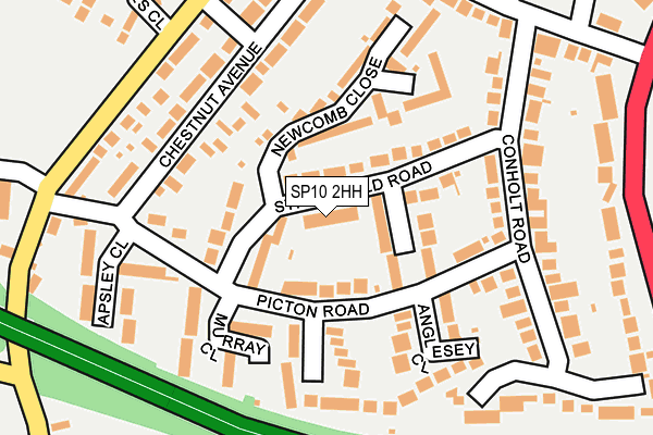 SP10 2HH map - OS OpenMap – Local (Ordnance Survey)
