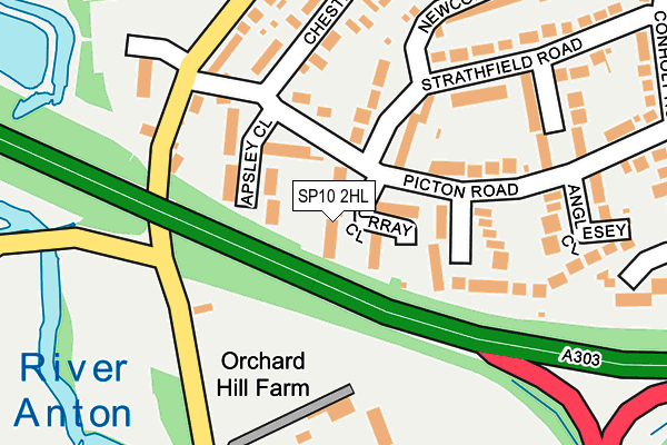 SP10 2HL map - OS OpenMap – Local (Ordnance Survey)