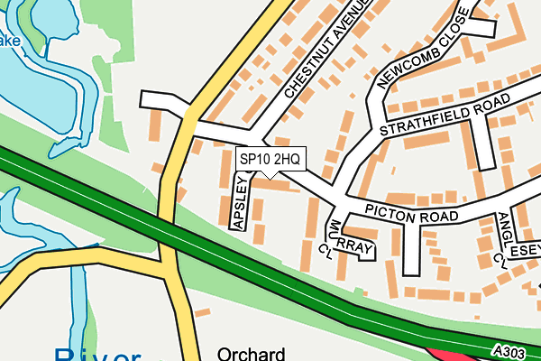SP10 2HQ map - OS OpenMap – Local (Ordnance Survey)
