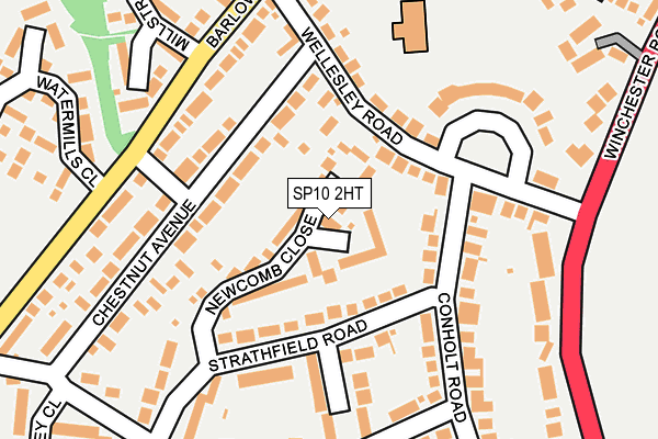 SP10 2HT map - OS OpenMap – Local (Ordnance Survey)
