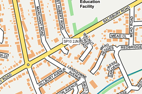 SP10 2JN map - OS OpenMap – Local (Ordnance Survey)