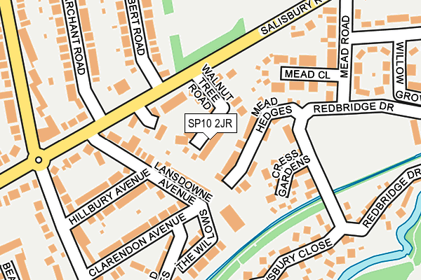 SP10 2JR map - OS OpenMap – Local (Ordnance Survey)