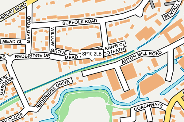 SP10 2LB map - OS OpenMap – Local (Ordnance Survey)