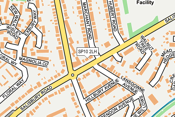 SP10 2LH map - OS OpenMap – Local (Ordnance Survey)