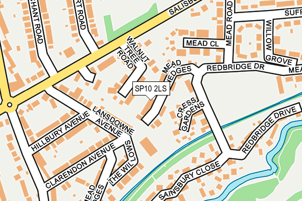 SP10 2LS map - OS OpenMap – Local (Ordnance Survey)