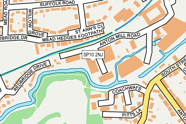 SP10 2NJ map - OS OpenMap – Local (Ordnance Survey)